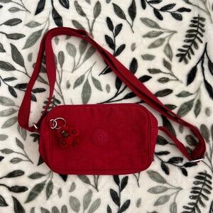 Kipling Red Small Crossbody Bag